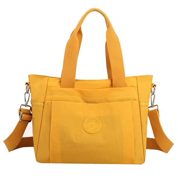 Bolsos De Nylon Para Mujer, Bolsa De Viaje De Nylon Impermeable, Bolsos Ligeros, Bolsa De Transporte Para Hombres Y Mujeres, Bolso De Hombro De Nylon Con Múltiples Bolsillos.