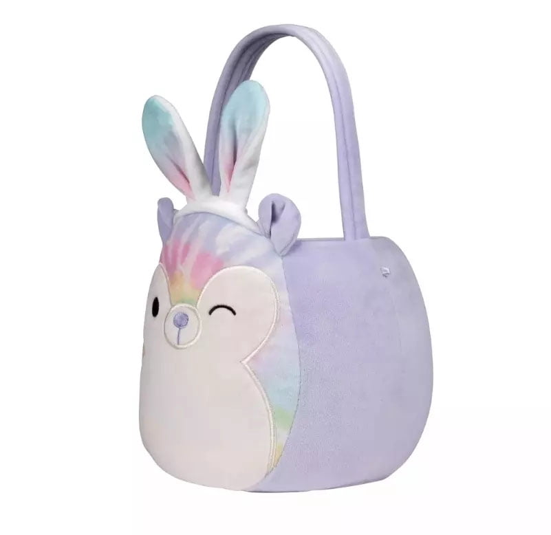 Squishmallows Hedgehog Babette Tie Dye Easter Basket