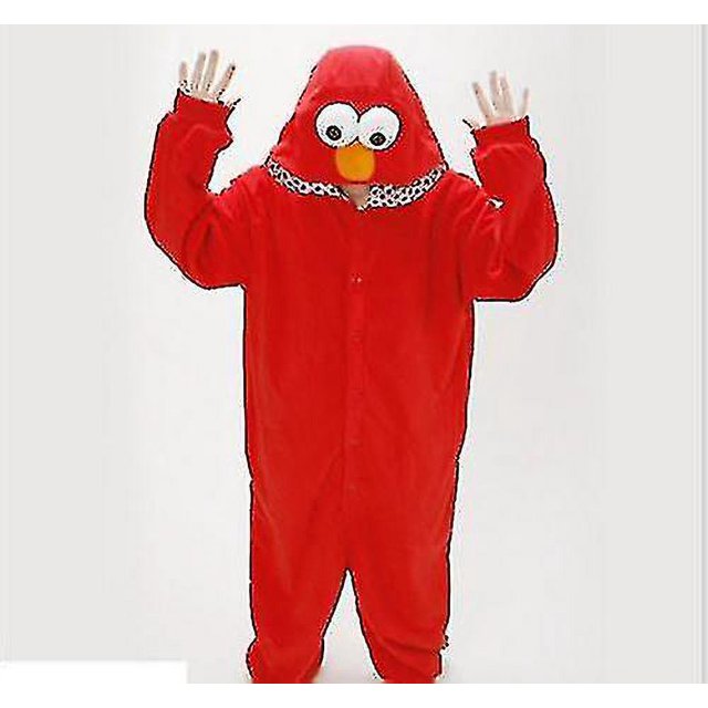 Disfraz de Elmo de galleta de Barrio Sésamo para adulto