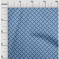 thumbnail image 2 of oneOone Cotton Poplin Twill Royal Blue Fabric Geometrical Craft Projects Decor Fabric Printed By The Yard 56 Inch Wide, 2 of 4