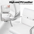 thumbnail image 6 of Baasha Salon Chair Beauty Barber Chair with Vented Back Design, Stain Resistant Leather Beauty Spa Equipment Salon Chair for Hair Stylist Women Man, 6 of 9