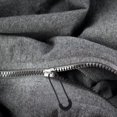 thumbnail image 3 of 1 Set 40Pcs Semicircle Zipper Clips Clothes Bags Zipper Replacements (Black), 3 of 7