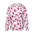 thumbnail image 1 of Balery Lilies Flowers Sudadera ligera de manga larga con capucha y protección solar UPF 50+ para hombre y mujer, ideal para pesca y running-XX-Large, 1 of 7