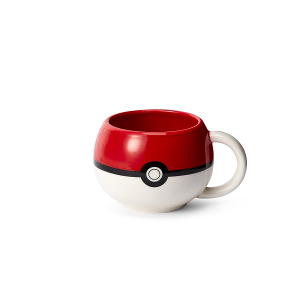 Pokemon Pokeball Molded Ceramic Coffee Mug Walmart Com Walmart Com