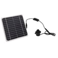thumbnail image 2 of 50W Solar Powered Water Pump Solar Panel Kit 24 Hour Operation Solar Panel Water Fountain Pump Kit with Switch Adjustment for Bird Bathing Fish Tanks, 2 of 22