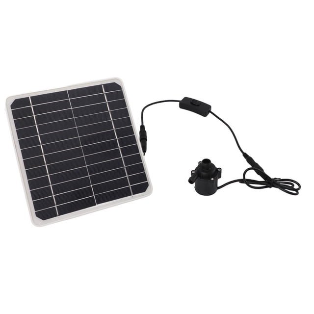 Kit 50W Solar Powered Water Pump Solar Panel Kit 24 Hour Operation Solar Panel Water Fountain Pump Kit With Switch Adjustment For Bird Bathing Fish