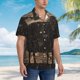 thumbnail image 3 of Balery Starry Night Black Sheep Camisas hawaianas de manga corta para hombre, camisas playeras de corte holgado, camisas de vacaciones con botones,XX-Large, 3 of 7