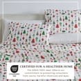 thumbnail image 5 of Great Bay Home Ultra-Soft Printed Microfiber Sheet Set (Full, Twinkling Ornaments), 5 of 9