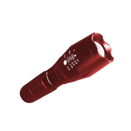 Cell Red Flashlight - Bell + Howell Taclight, High-Powered Camping Flashlight, Choose Color