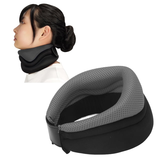 Neck Support Brace With Breathable Sponge, Prevent Forward Head Posture Cervical Collar, High Elasticity For Office Study