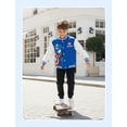 thumbnail image 2 of Chaqueta Varsity Captain America de Disney para niños de 8 a 9 años, 2 of 7