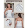 thumbnail image 2 of Women Summer Going Out Tube Tops Backless Off Shoulder Side Split Sexy Bustier Tops, 2 of 5