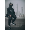 thumbnail image 7 of Niepce Inc Long Black Japanese Streetwear Gothic Men's Techwear Hoodie, 7 of 7