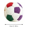 thumbnail image 4 of 2026 New Footbags Sacks, Hand-Made Knitted Foot Bag Sack for Adults, Juggling Balls for Indoor & Outdoor Play, Party Favors, and Coordination Training, 4 of 7