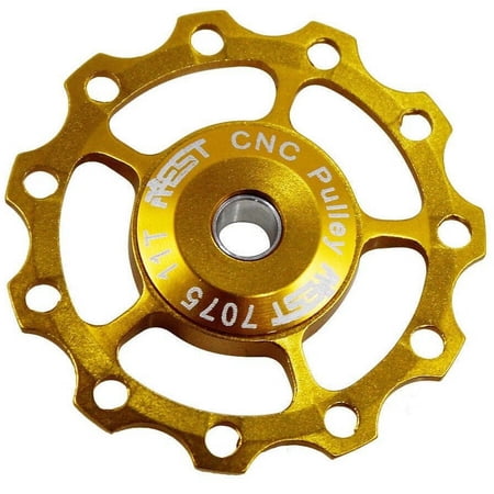 AEST 11T Aluminum Alloy Rear Derailleur Upper/Lower Wheel Pulley for Shimano/SRAM (GOLD-4) price history on PriceWatchPro