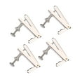 thumbnail image 1 of Noref String Fine Tuner,String Adjuster,4Pcs Durable Metal Fine Tuners String Adjusters Replacement Parts for 3/4 4/4 Cello(Silver), 1 of 8