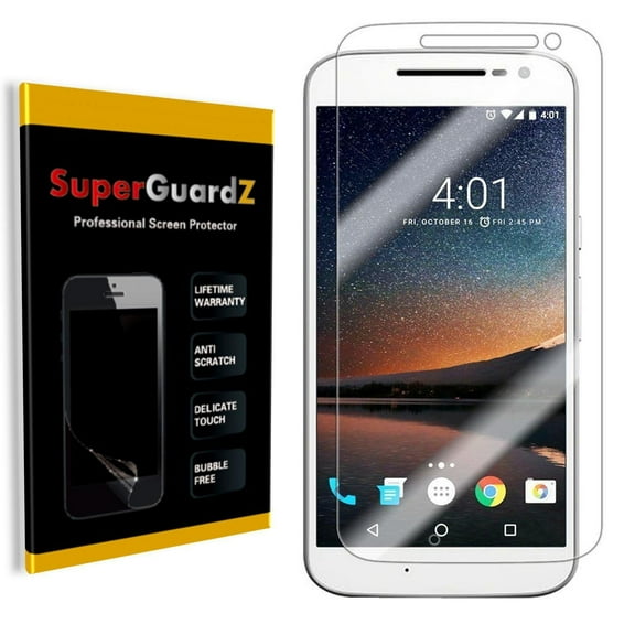 [8-Pack] For Motorola Moto G4 - SuperGuardZ Ultra Clear Screen Protector, Anti-Scratch, Anti-Bubble