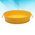 thumbnail image 4 of Stainless Steel Plate Tableware Creative Fries Plates Snack Plate Serving Plates Mini Dish for Kitchen (Yellow), 4 of 8