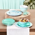 thumbnail image 3 of Coastal Melamine Dinner Plates Set of 4, 3 of 4