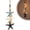 Starfish, variant on Rustic Wood Starfish String Light Wall Decor, 59cm Nautical Coastal Ornament with Fairy Lights for Beach House