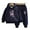 Model B Navy Blue, variant on LYMAYTER Kids Boys Hooded Sweatshirt Outfit 2PCS Toddler Printed Sweatsuit +fleece Pants Set for 1-10 Years