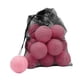 thumbnail image 3 of 18 piezas de pelotas de tenis resistentes al desgaste de 6,4 cm de diámetro, pelotas de entrenamiento elásticas, pelotas elásticas para actividades de Rosa claro, 3 of 8