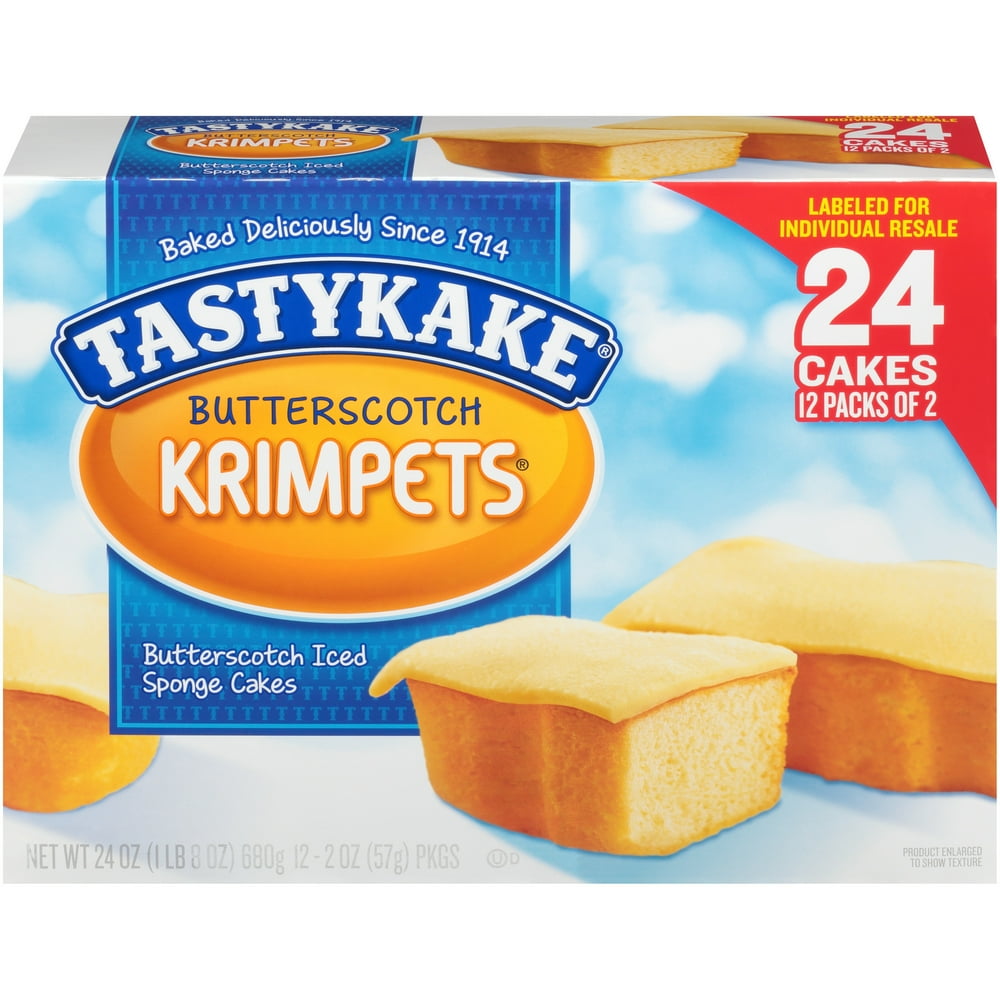 Tastykake® Krimpets® Butterscotch Iced Sponge Cakes 122 oz. Packs