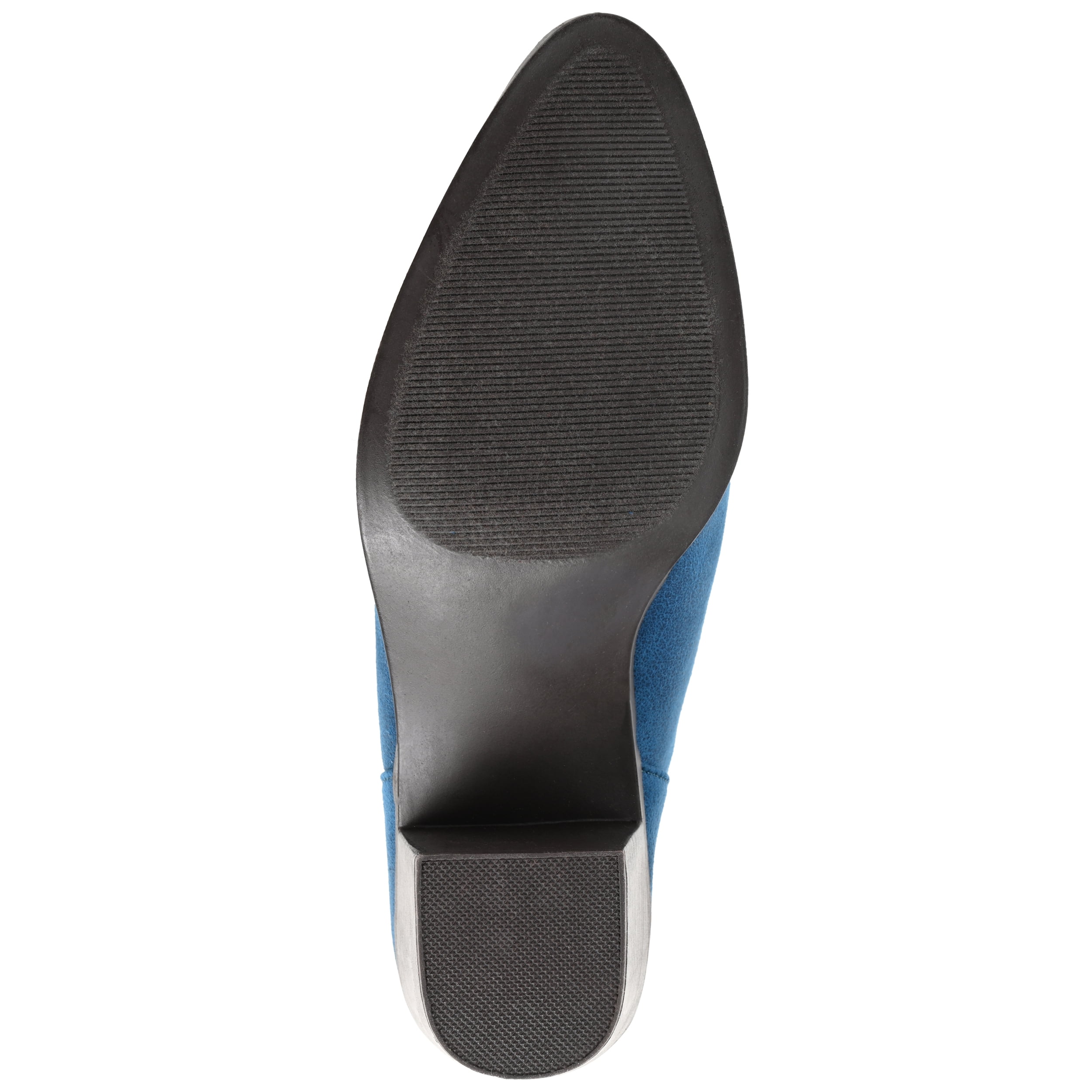 Journee Womens Lola Pull On Stacked Heel Booties, Widths Available