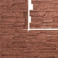 thumbnail image 5 of Ekena Millwork 48 5/8"W x 24 3/4"H x 1 1/4"D Cascade Stacked Stone, EverStone Faux Stone Siding Panel, Sun Valley, 5 of 9