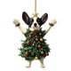 thumbnail image 2 of Seyotauo Cute Pet Pattern Acrylic Christmas Ornaments 3.15x3.15 Inch Double-Sided Pattern, Easy to Hang Christmas Tree Decorations Indoor, Festive Holiday Christmas Decor Gifts for Family Colleagues, 2 of 9