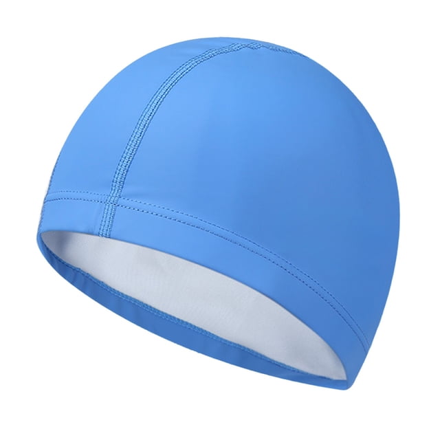 Deeceymbur Waterproof Unisex Swim Cap Elastic Hair Ear Protection Non Tightening for Adult Pool Beach Sports