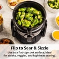 thumbnail image 4 of Aria Air Fryer, Non-Stick Ceramic Build, Dishwasher Safe Ceramic Non Toxic Large Sized Airfryer Basket, Touchscreen Display & Auto Shutoff, BPA & Tef, 4 of 6
