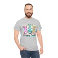 thumbnail image 6 of Happy Easter with bunnies design Unisex Heavy Cotton Tee, 6 of 9