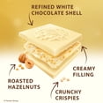 thumbnail image 6 of Ferrero Rocher Premium White Hazelnut chocolate squares, Individually Wrapped Chocolates, Great for Sharing or Gifting, 3.7 oz, 6 of 15