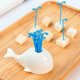 thumbnail image 3 of -2pcs White Whale Fruit Fork Set Creative Dessert Cakes Pick Set Party Tableware Decoration (colorful Box Package) Banmo, 3 of 5