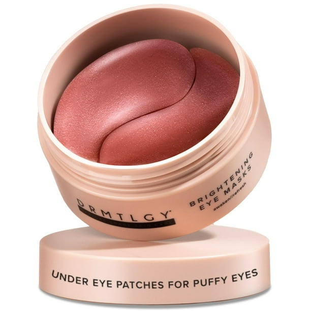 Máscaras para ojos DRMTLGY con cafeína iluminadora (30 pares), ácido hialurónico