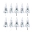 thumbnail image 2 of EeaseCA 10pcs 1/100 Scenery Landscape Model Cedar Trees (White), 2 of 5