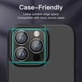 thumbnail image 6 of JETech Camera Lens Protector for iPhone 14 Pro 6.1-Inch and iPhone 14 Pro Max 6.7-Inch, 9H Tempered Glass Metal Individual Ring Cover, HD Clear, 3-Pack (Space Black), 6 of 7