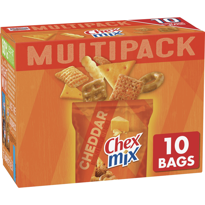 Chex Mix Cheddar Savory Snack Mix, 17.5 oz