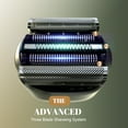 thumbnail image 3 of Nogroa Mini Electric Razor for Travel, IPX7 Waterproof Foil Shaver for Men with LED Fast Charge & Precision Floating Blades, Cordless Beard Trimmer for Home, Car & Gym, 3 of 8