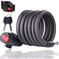 thumbnail image 1 of Candado Bicicleta Nivel Seguridad Muy Alto, Candado Cable Espiral, Bicicleta, Candado Scooter, Candado Cable, Candado Bicicleta Con Llave, Candado Bicicleta Antirrobo 180 Cm., 1 of 5