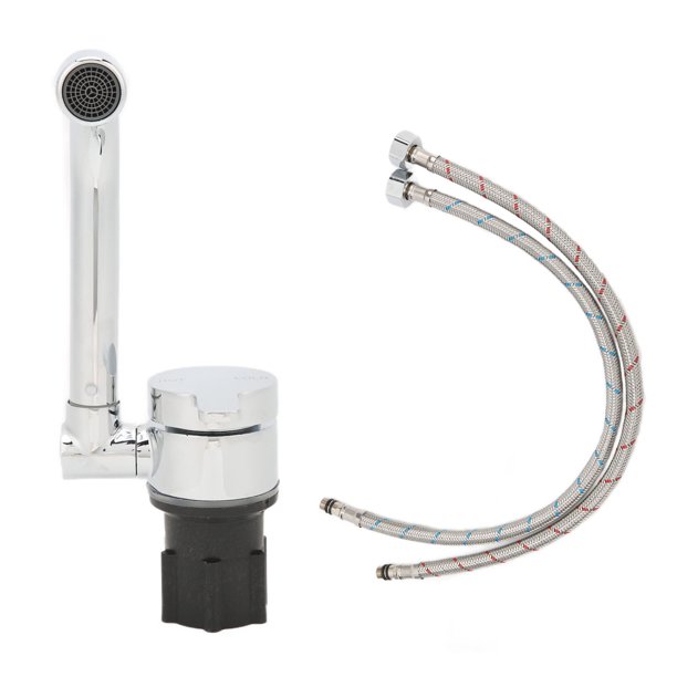 Single Hole Water Faucet,9x16in Inlet Thread Water Rotatable Basin Tap