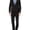Black, variant on Adam Baker Men's Slim Fit 2-Piece Two Button Single Breasted Suit Set