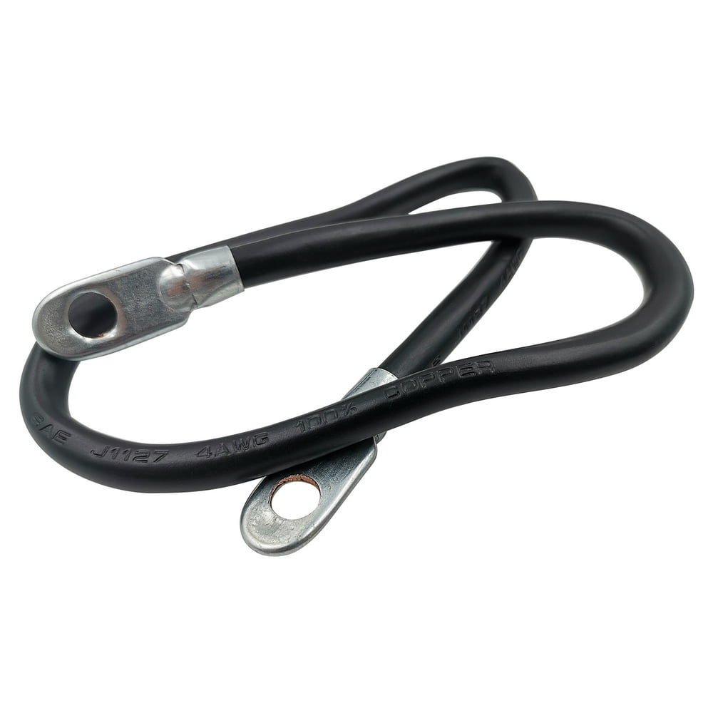 EverStart 24 inch 4Gauge Top Post Battery Cable,Switch to Starter, 100