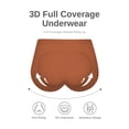 thumbnail image 4 of Calzoncillos Cuweni de cintura alta sin costuras para mujer, paquete de 6, 4 of 6