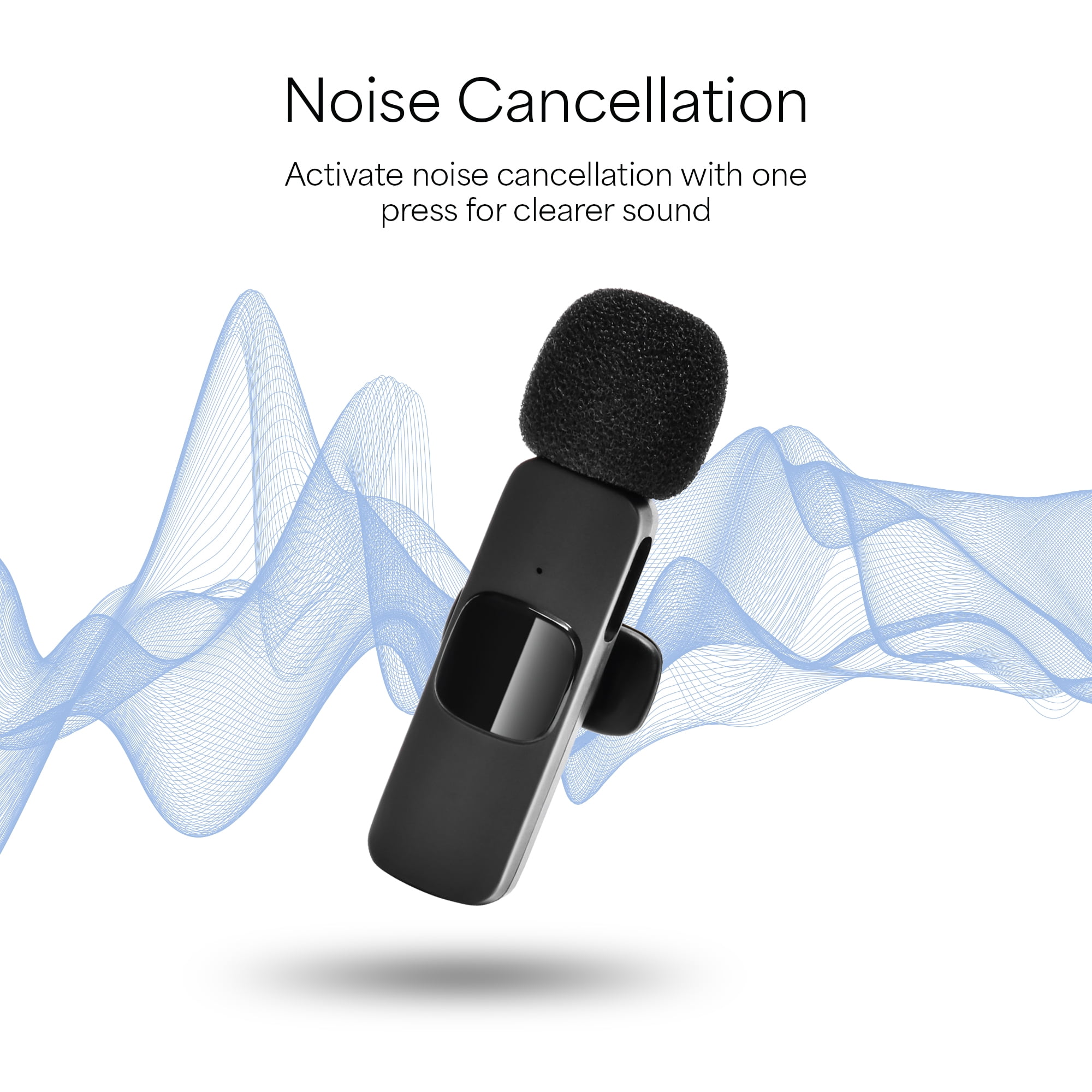 Core Innovations Wireless Lavalier Microphones - Plug & Play Wireless Mic, Noise Cancellation, Content Creation, Podcasts & More