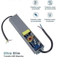 thumbnail image 4 of LED Power Supply - HRUW-100W-12V Ultra-thin Power Supply IP67 Waterproof LED Driver Transformer 100-240VAC, 4 of 5