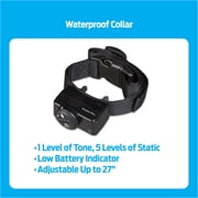 Premier Pet Wireless Add-A-Dog Replcement Collar for Wireless Fence, Adjustable, Black
