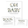 thumbnail image 4 of Inkdotpot Set Of 30 Oh Baby Gender Neutral Baby Shower Invitations-Diaper Raffle Tickets And Baby Shower Book Request Cards Invites Its A Boy Its A Girl, 4 of 8