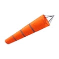 thumbnail image 2 of Airport Windsock Dirección de la dirección del viento Reflexión reflectante Ripstop Aviation Bandera Medición Bolsa de calcetería Calcetín colgante de Naranja, 2 of 8